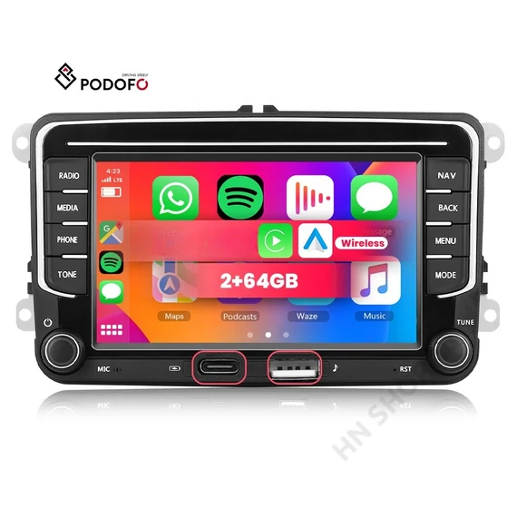  Skoda 7″ Android autórádió – Podofo