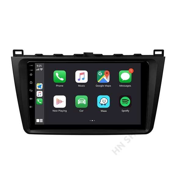 Mazda6 (2012–2018) multimédia rendszer – Android 13, Apple CarPlay, 9" IPS érintőképernyő