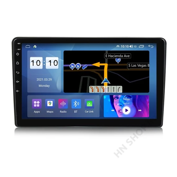 Okos Citroën C5 multimédia egység 10″ Android + CarPlay, 2–6 GB RAM