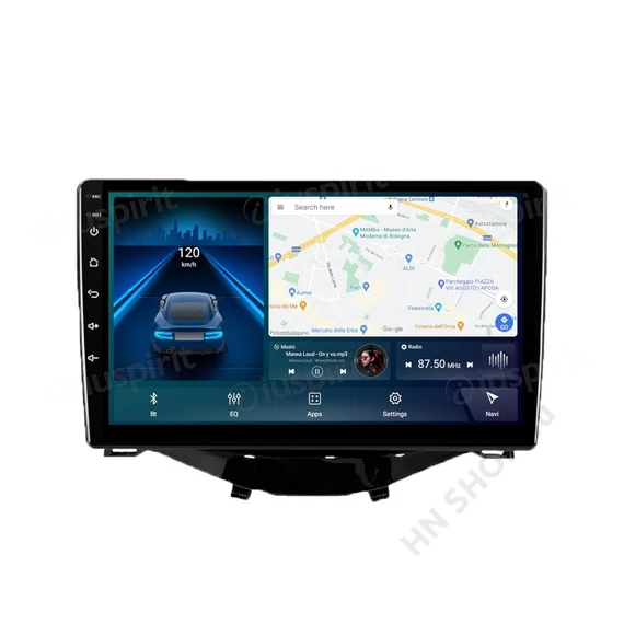 Citroen C1 Android 13 Multimédiás Autórádió 9" kijelzővel – Apple CarPlay, Android Auto, GPS, DAB+