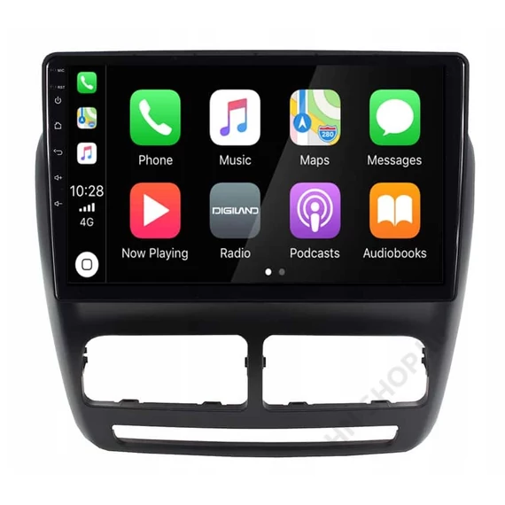 Fiat Doblo 2 multimédia fejegység, 9″ Android 12, GPS, CarPlay, Bluetooth