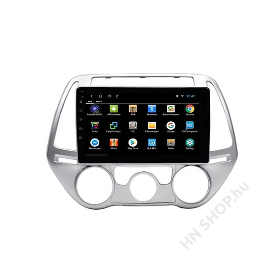 Hyundai i20 2008–2014 Android multimédia fejegység – GPS, Bluetooth, érintőkijelzős autórádió