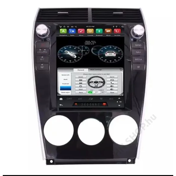 Mazda 6 (2002–2007) multimédia rendszer – Android 13, Apple CarPlay, 9" IPS érintőképernyő