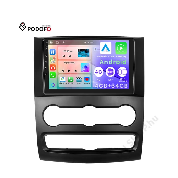 Mercedes-Benz Sprinter 2006–2016 Android autórádió – Podofo 10″ 