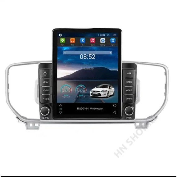 Kia Sportage 4 (2016–2019) multimédia rendszer – Android 13, Apple CarPlay, 9" IPS érintőképernyő