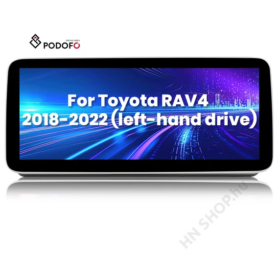  Toyota RAV4 2018–2022 | Android multimédia – 12,3″ CarPlay, GPS | Podofo