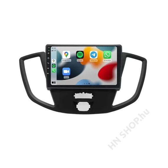 Ford Transit multimédia fejegység – 9″ Android 13, CarPlay, GPS, Bluetooth, 4G támogatás