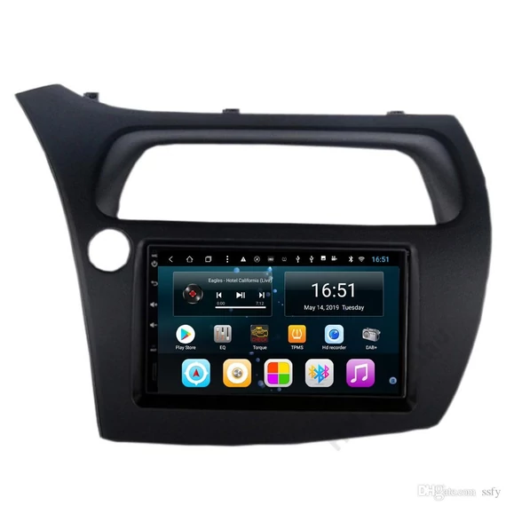 Honda UFO Civic multimédia fejegység 725 – 9″ Android 13, vezeték nélküli CarPlay & GPS