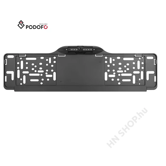Univerzális Podofo Európai rendszámtábla-keret tolatókamera – 170° HD, IP67