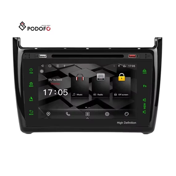 Volkswagen Polo 2012–2015 | Android autórádió – 10,1″, CarPlay, GPS | Podofo