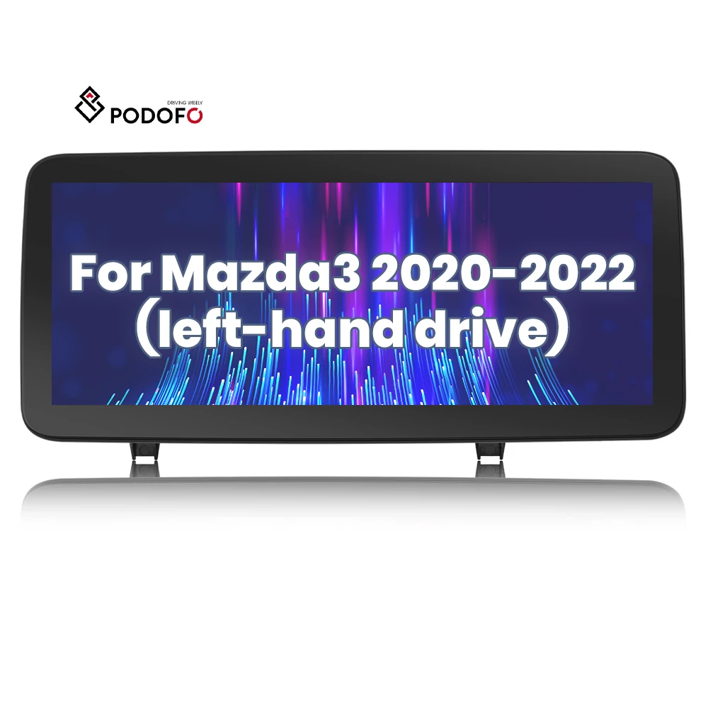 Mazda 3 2020–2022 – Podofo 12,3″ Android 2 DIN Autórádió 4+64 GB