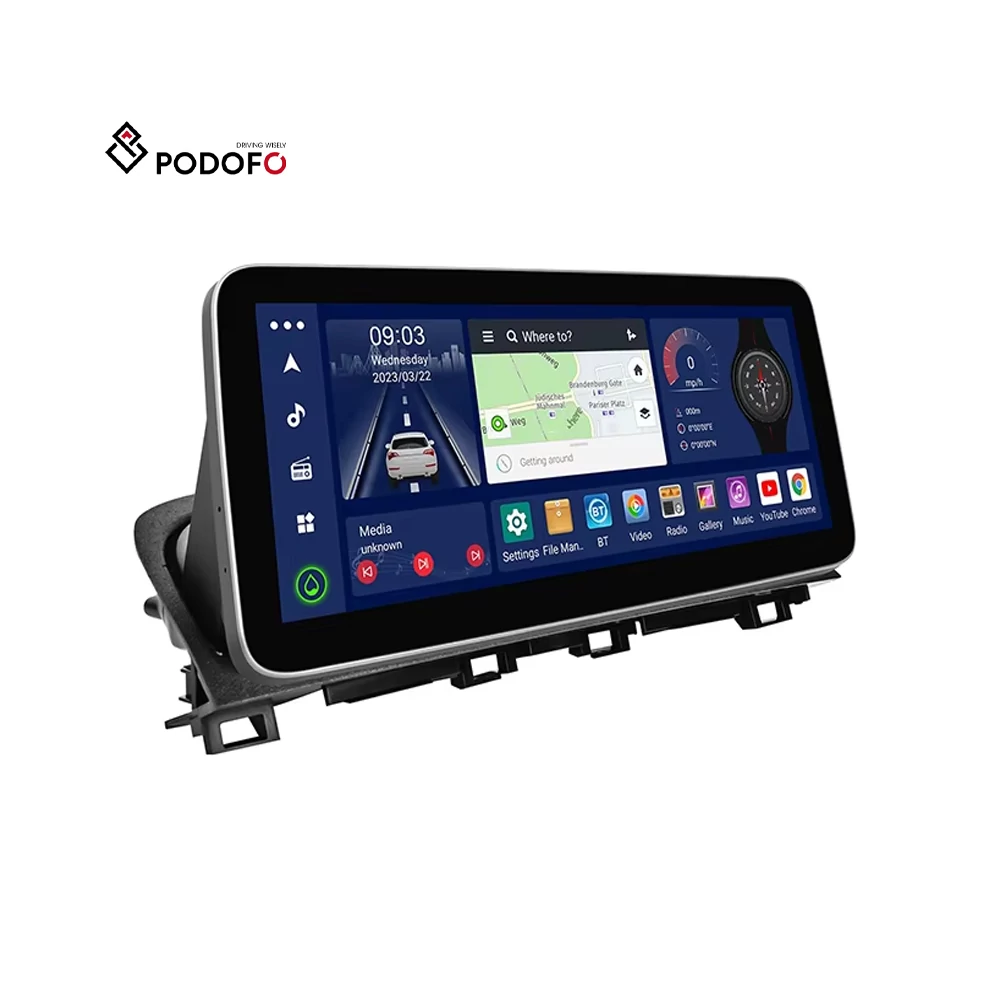 Mazda CX-4 2016–2021 Android autórádió – Podofo 12,3″ (MTK6762, 4×45 W)