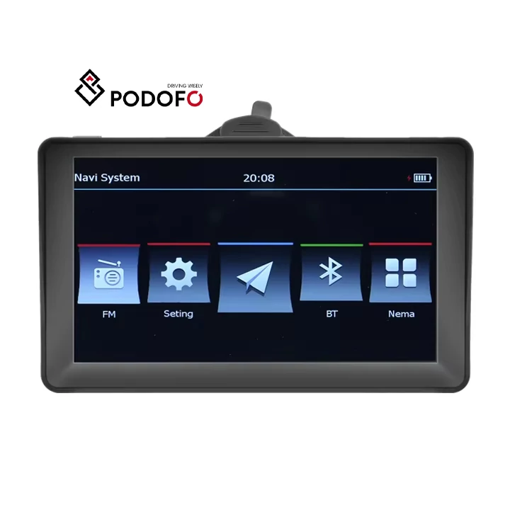 Univerzális Podofo 7″ GPS Navigátor (A3142EU) – 8 GB ROM, Windows CE 6.0