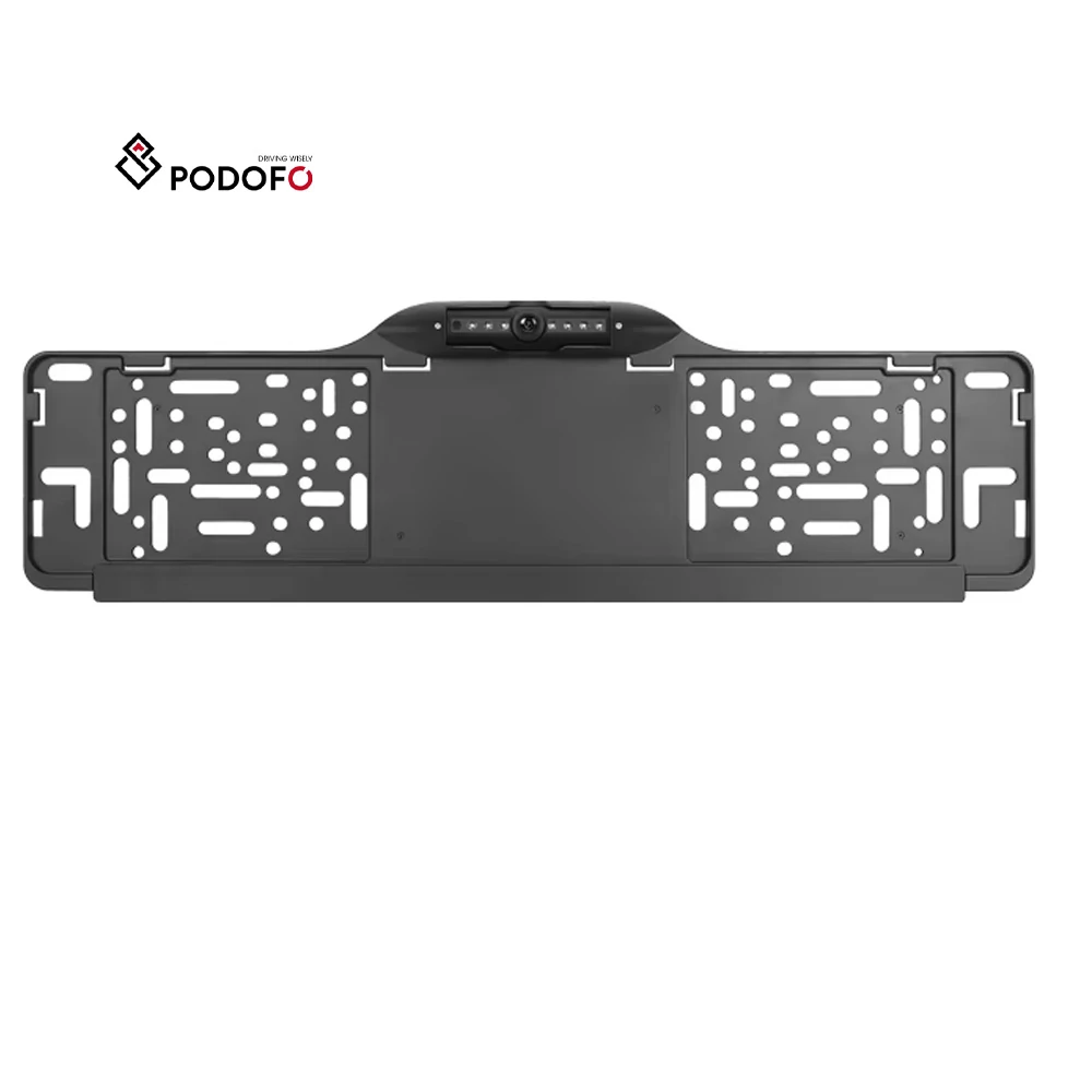 Univerzális Podofo Európai rendszámtábla-keret tolatókamera – 170° HD, IP67
