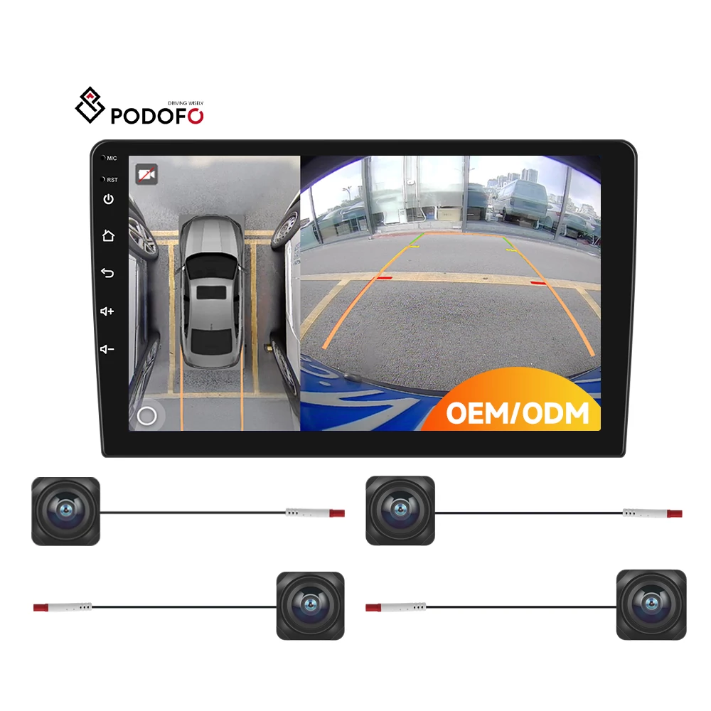 Podofo 360° Panoráma Kamera 1080P – Teljes körű látás kocsihoz